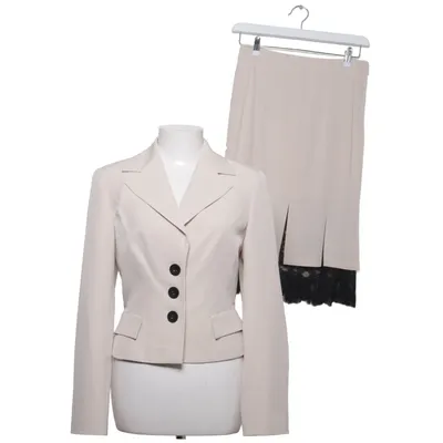Mantelpak (Beige, Zwart) van Ava's Couture Elastaan, Polyester