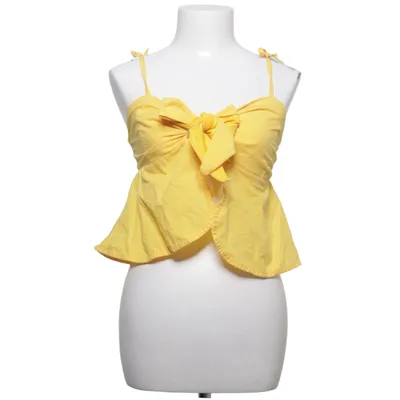 Wikkeltop (Geel) van Miss Cix Elastaan, Viscose