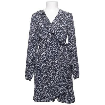 Wrap dress (Blue, White, Multicolored) from ONLY Elastane, Polyester