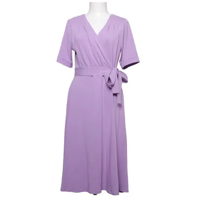 Wickelkleid (Lila) von Jumperfabriken Elasthan, Viskose