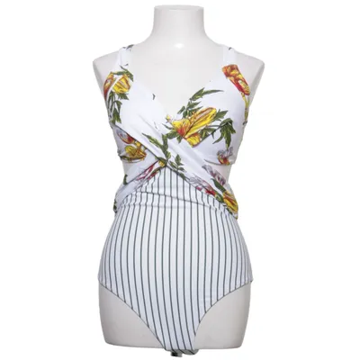 Badpak (Wit, Groen, Meerkleurig) van Cupshe Elastaan, Polyester