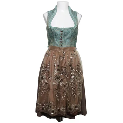 Dirndl (Turkos, Brun, Flerfärgad) från Country Line Bomull, Polyamid, Polyester