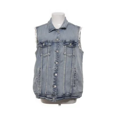 Spijker gilet (Blauw) van Denim by Lindex Katoen, Elastaan