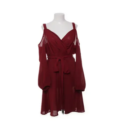 Omlottklänning (Röd) från Shein Curve Elastan, Polyester