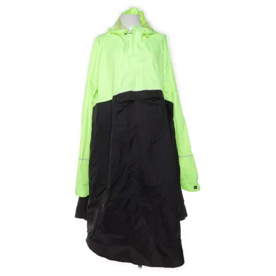 Regnfrakke (Sort, Grøn) fra Decathlon Polyamid, Polyester