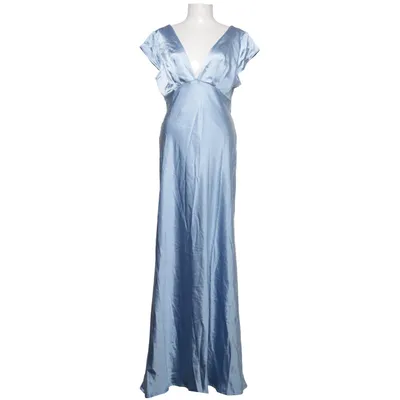 billy j blue satin dress Billy J navy blue, satin dress. Size small, only