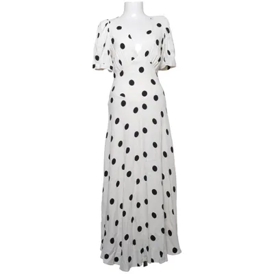 Maxikjole (Hvid, Sort) fra Reformation Viscose