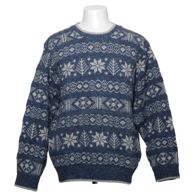 Pull-over (Bleu, Blanc) de L.L. Bean Polyamide, Laine