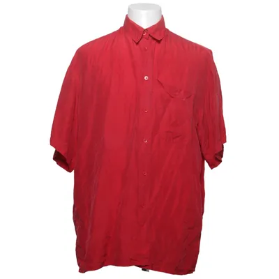 Chemise à manches courtes (Rouge) de Komo Soie