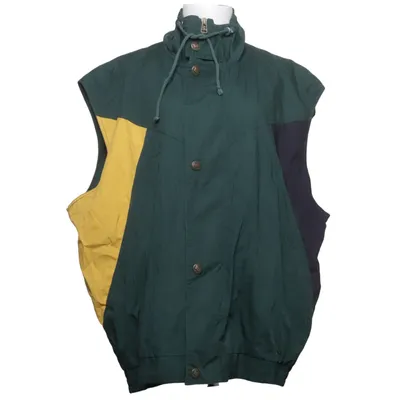 Outdoor vest (Groen, Geel, Zwart) van Shamp Katoen, Polyester