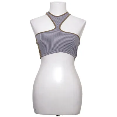 Crop top (Brown, Purple) from HundHund Cotton, Elastane, Polyamide