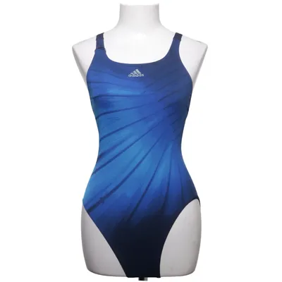 Maillot de bain une pièce (Bleu) de Adidas Polyester