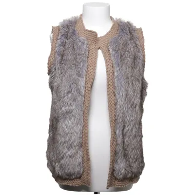 Outer vest (Gray, Beige) from Zara Knitwear Acrylic, Polyester, Wool