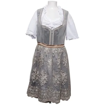 Dirndl (Grå, Beige, Hvid) fra Krüger Madl Polyester