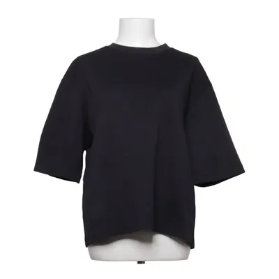 Langærmet t-shirt (Sort) fra Uniqlo U Bomuld, Polyester