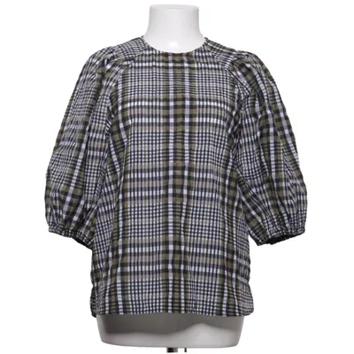 Blus (Grön, Svart, Vit) från Ganni Bomull, Polyamid, Polyester