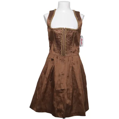 Dirndl (Brun) från Fuchs Trachtenmoden Bomull, Polyamid, Polyester