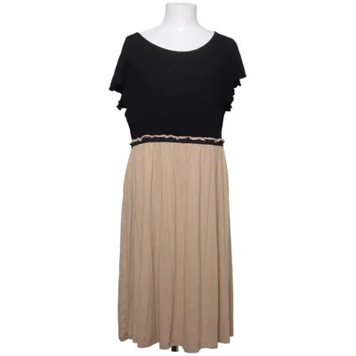 Kjole (Beige, Sort) fra Laura Scott Elastan, Viscose