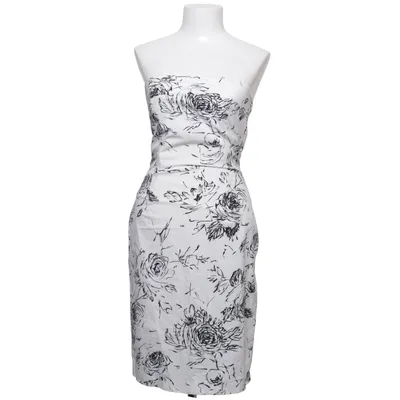 Klänning (Vit, Svart, Flerfärgad) från Coast Acetat, Bomull, Elastan