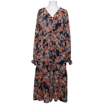 Långklänning (Blå, Orange, Vit) från Ellos Polyester