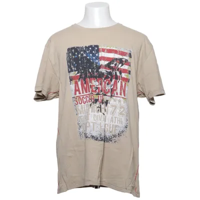 T-shirt (Beige, Multicolored) from BLWR Cotton