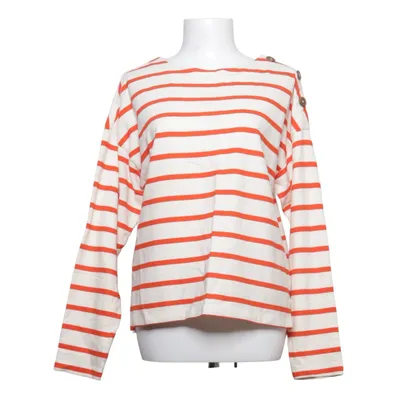 T-shirt à manches longues (Blanc, Orange) de Garcia Coton
