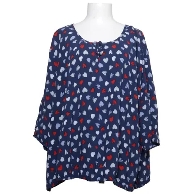 Blouse (Blauw, Meerkleurig) van Laura Torelli Viscose