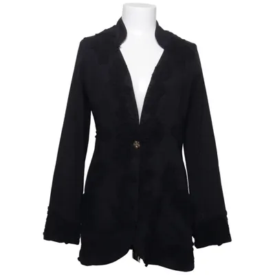 Blazer (Zwart) van Branting Katoen, Elastaan
