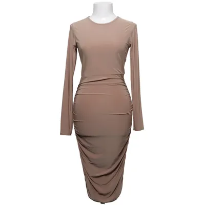 Robe (Beige) de Boohoo Night Élasthane, Polyester