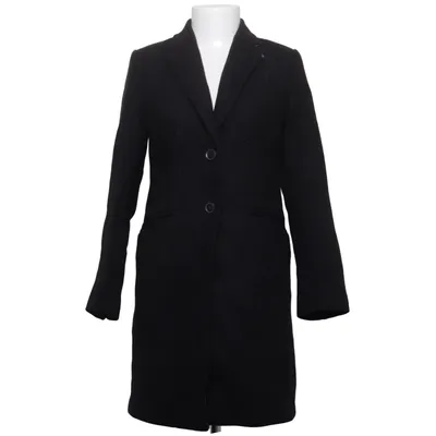 Coat (Black) from Mango Basics Polyamide, Polyester, Viscose, Wool