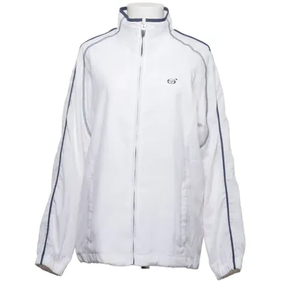 Træningsjakke (Hvid, Blå) fra Sergio Tacchini Bomuld, Polyamid, Polyester