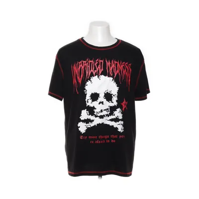 T-shirt (Sort, Rød, Hvid) fra Romwe