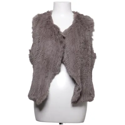 Fur vest (Gray) from Style Butler Rabbit fur