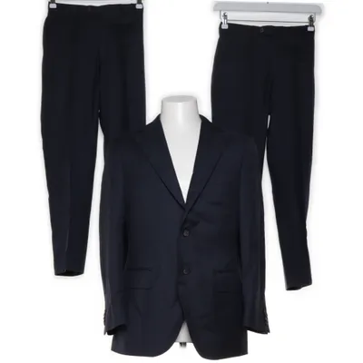 Jakkesæt (Blå) fra Suitsupply Cupro, Polyester, Viscose, Uld