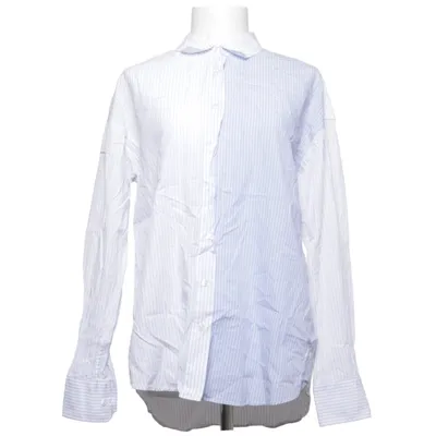 Shirt (Blauw, Wit) van Fall Winter Spring Summer Katoen