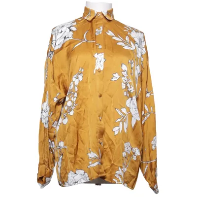 Blus (Gul, Vit) från Because Viskos