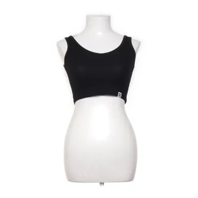 Crop top (Svart) från Lucy & Yak Bambu, Elastan, Ekologisk bomull