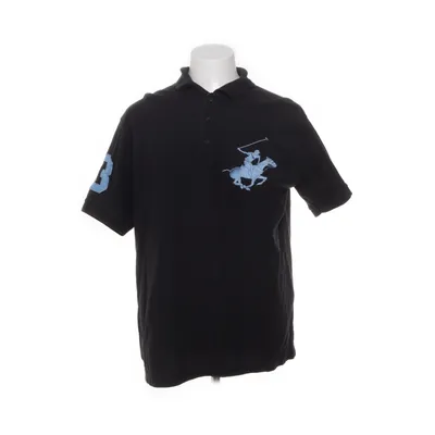 Pikétröja (Svart, Blå) från Beverly Hills Polo Club Bomull