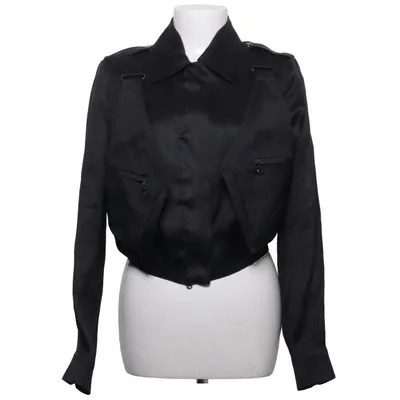 Jacket (Black) from MaxMara Acetate, Polyamide, Silk