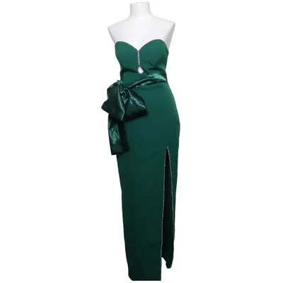 Robe de soirée (Vert) de Hot Contact Élasthane, Polyester