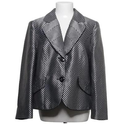 Blazer (Black, White) from Atelier Creation Polyester, Viscose