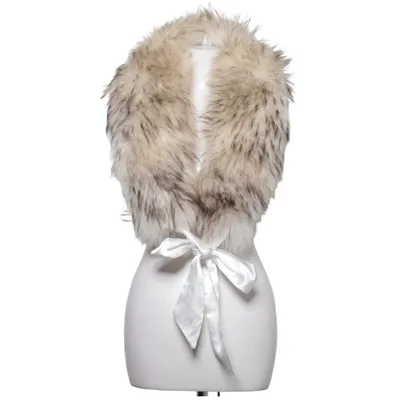 Col en fourrure (Blanc, Marron) de Hollies