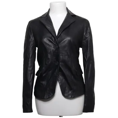 Leather blazer (Black) from Kor@Kor