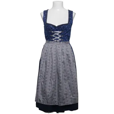 Dirndl (Blauw, Grijs) van Moser Katoen, Polyester