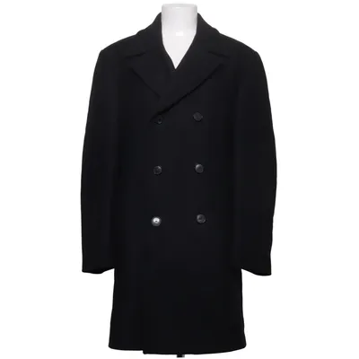 Manteau (Noir) de Abrams Polyamide, Laine