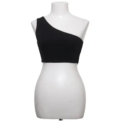Crop top (Zwart) van Weekday Elastaan, Polyamide, Viscose