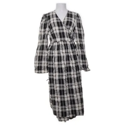 Wrap dress (Black, White, Brown) from Monki Cotton
