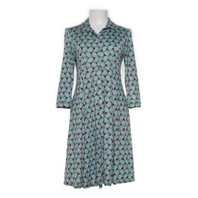 Klänning (Blå, Brun, Vit, Flerfärgad) från Stockholms Klänningsfabrik Elastan, Polyester