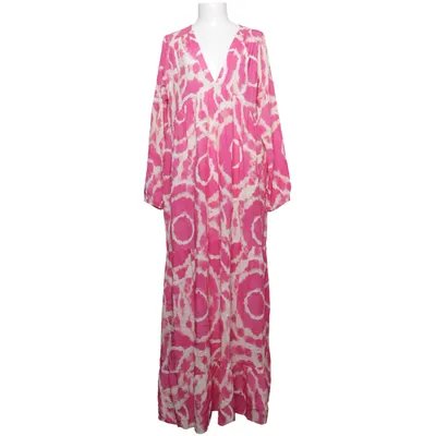 Maxikjole (Pink, Hvid) fra Farfalla Viscose