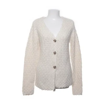 Strickjacke (Weiß) von Zara Acryl, Alpakawolle, Polyamid, Polyester, Wolle
